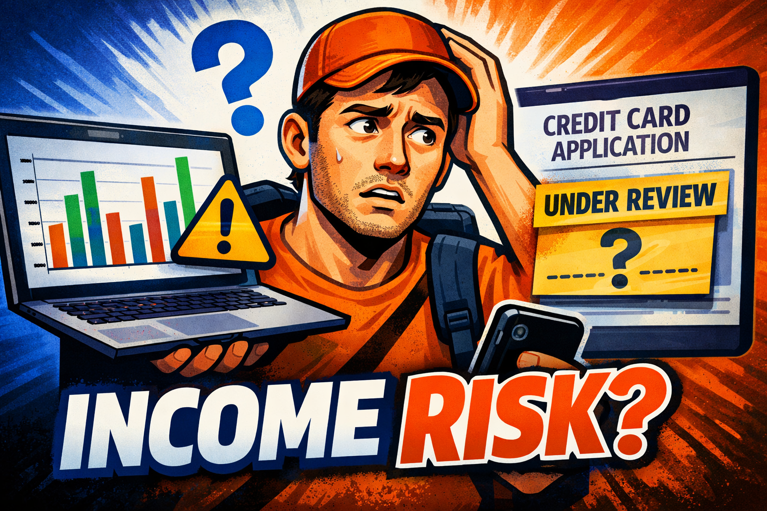 How inconsistent gig earnings affect credit card approval